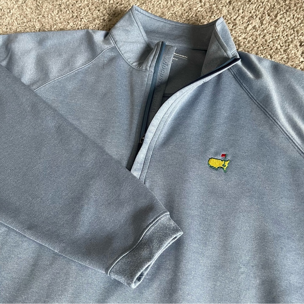 Augusta National Golf Club Masters Performance Half Zip Sweater